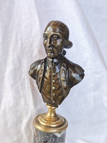 Alte bronze büste friedrich - büste,