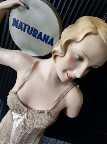 Seltene alte werbefigur gips - alte,