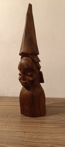 Alte holzskulptur büste - alte,