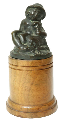 Alte bronzefigur figur - alte,