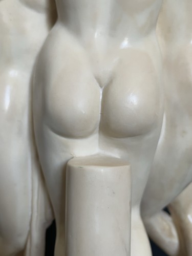 Alte skulptur weiblicher - skulptur, akt