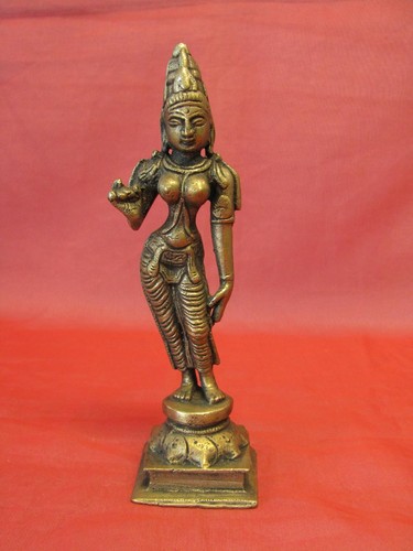 Alte messing skulptur figur - messing,