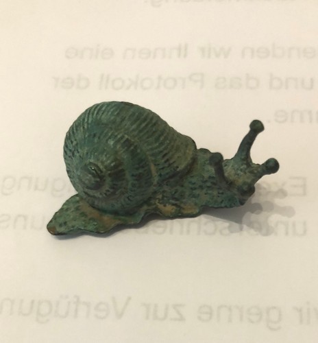 Schnecke bronze 44g miniatur - bronze,