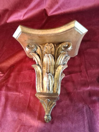 Alte wandkonsole gold - alte, ablage