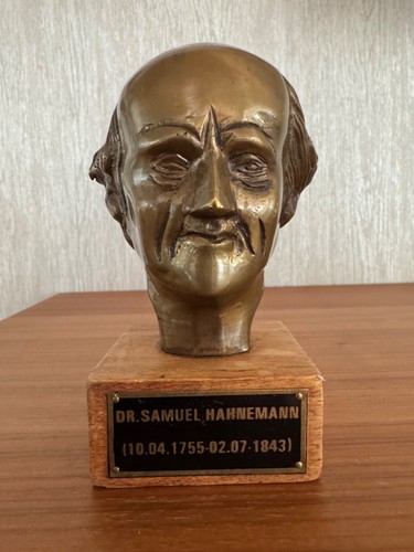 Alte metall büste skulptur - alte,