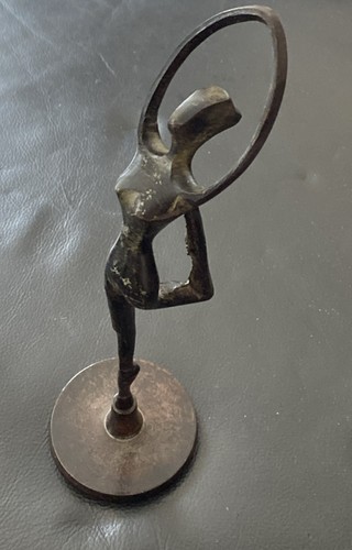 Hübsche alte bronze figur - bronze,