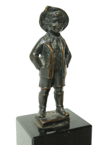 Alte miniatur bronzefigur - miniatur,