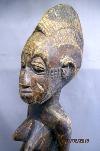 Alte afrikanische holzskulptur - alte,