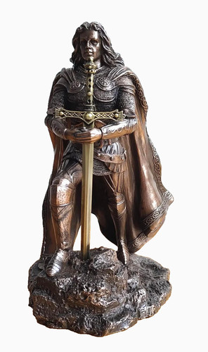 König artus mit excalibur - könig,