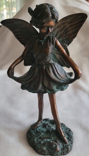 Alte bronzefigur fee 20 - fee,