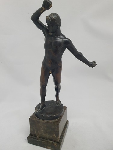 Alte bronze skulptur fechter - alte,
