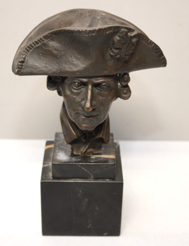 Bronze büste friedrich - bronze, den